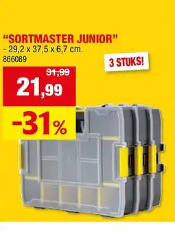 Hubo ORGANISER “SORTMASTER JUNIOR” aanbieding