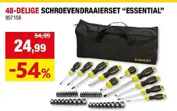 Hubo 48-DELIGE SCHROEVENDRAAIERSET “ESSENTIAL” aanbieding