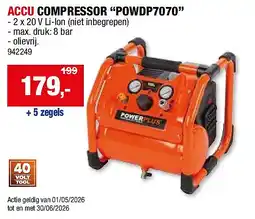 Hubo ACCU COMPRESSOR “POWDP7070” aanbieding