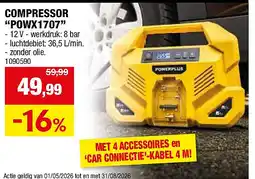 Hubo COMPRESSOR “POWX1707” aanbieding