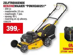 Hubo ZELFTREKKENDE BENZINEMAAIER “POWXG60251” aanbieding