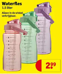 Kruidvat Waterfles aanbieding
