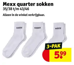 Kruidvat Mexx quarter sokken aanbieding