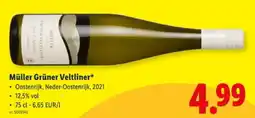 Lidl Müller Grüner Veltliner aanbieding