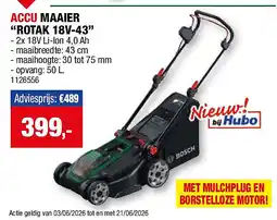Hubo ACCU MAAIER “ROTAK 18V-43” aanbieding