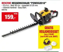 Hubo BENZINE HEGGENSCHAAR “POWXG2018” aanbieding