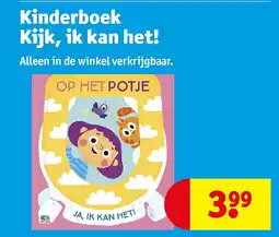 Kruidvat Kinderboek Kijk, ik kan het! aanbieding