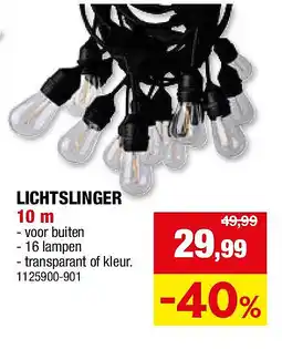 Hubo LICHTSLINGER 10 m aanbieding