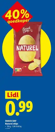 Lidl Naturel chips aanbieding