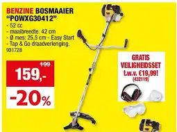Hubo BENZINE BOSMAAIER “POWXG30412” aanbieding