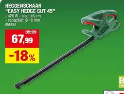 Hubo HEGGENSCHAAR “EASY HEDGE CUT 45” aanbieding
