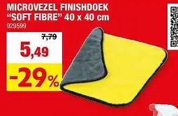 Hubo MICROVEZEL FINISHDOEK “SOFT FIBRE” 40 x 40 cm aanbieding