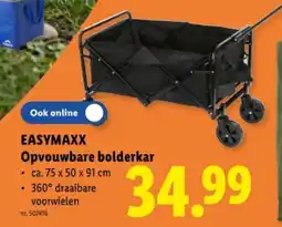Lidl Opvouwbare bolderkar aanbieding