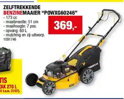 Hubo ZELFTREKKENDE BENZINEMAAIER “POWXG60246” aanbieding