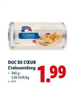 Lidl Croissantdeeg aanbieding