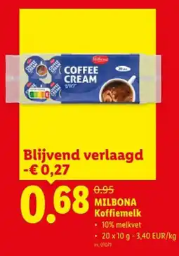 Lidl Koffiemelk aanbieding