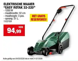 Hubo ELEKTRISCHE MAAIER “EASY ROTAK 32-220” aanbieding