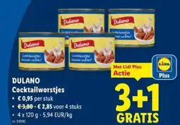 Lidl Cocktailworstjes aanbieding