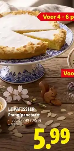 Lidl Frangipanetaart aanbieding