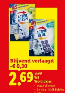 Lidl Wc-blokjes aanbieding