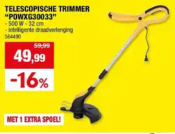 Hubo TELESCOPISCHE TRIMMER “POWXG30033” aanbieding