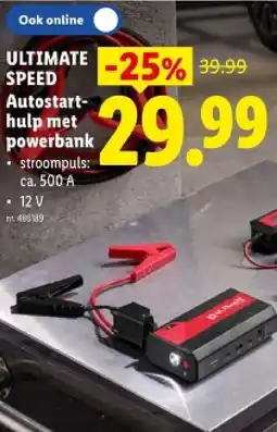 Lidl Autostart- hulp met powerbank aanbieding