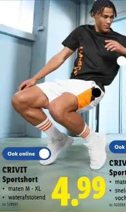 Lidl Sportshort aanbieding