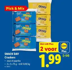 Lidl Crackers aanbieding