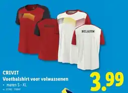 Lidl Voetbalshirt voor volwassenen aanbieding