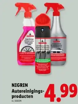Lidl Autoreinigings- producten aanbieding