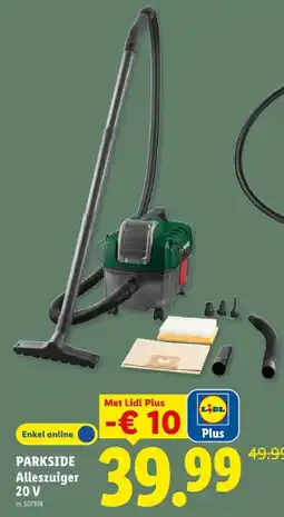 Lidl Alleszuiger 20 V aanbieding