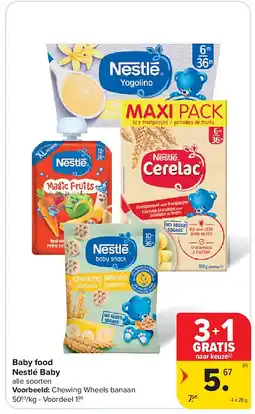 Carrefour Baby food Nestlé Baby aanbieding