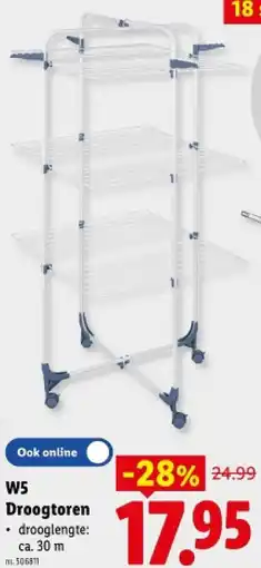 Lidl Droogtoren aanbieding