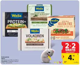 Carrefour Knäckebröd Wasa aanbieding