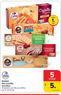 Carrefour Koekjes Pick and Mix Carrefour aanbieding