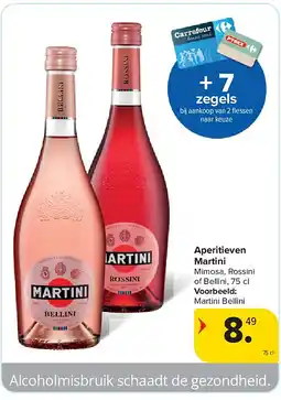 Carrefour Aperitieven Martini aanbieding