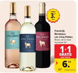 Carrefour Frankrijk Bordeaux Les Cinq Pattes aanbieding