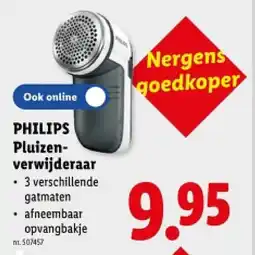 Lidl Pluizenverwijderaar aanbieding