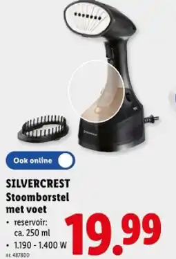Lidl Stoomborstel met voet aanbieding