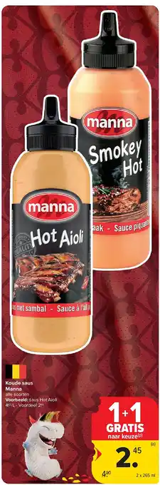 Koude saus Manna