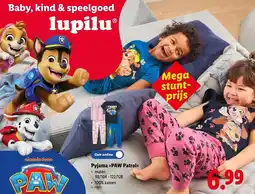 Lidl Pyjama РAW Patrol aanbieding