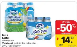 Carrefour Melk Lactel aanbieding