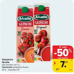 Carrefour Gazpacho Alvalle aanbieding