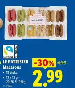 Lidl Macarons aanbieding