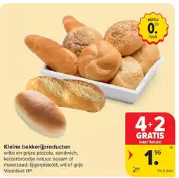 Carrefour Kleine bakkerijproducten aanbieding