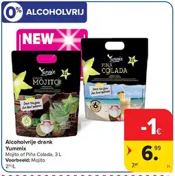 Carrefour Alcoholvrije drank Yummix aanbieding