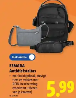 Lidl Antidiefstaltas aanbieding