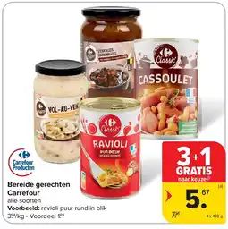 Carrefour Bereide gerechten Carrefour aanbieding