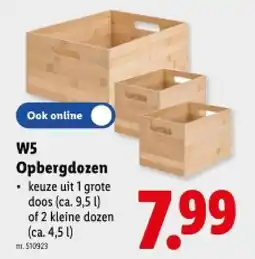 Lidl Opbergdozen aanbieding