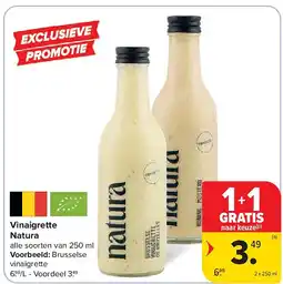 Carrefour Vinaigrette Natura aanbieding